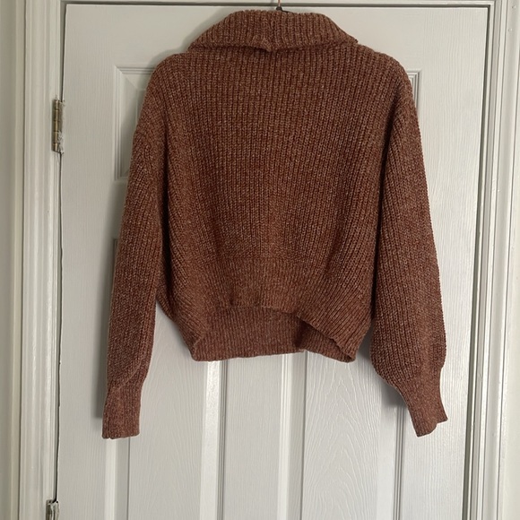 Petal & Pup HALLOW COLLAR QUARTER ZIP SWEATER - Picture 10 of 11